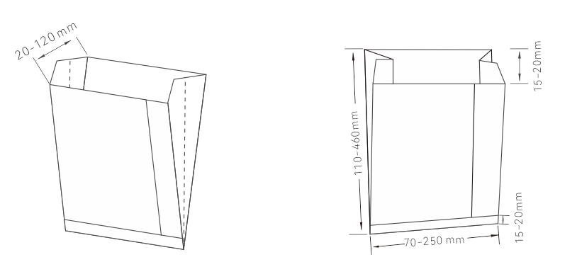 Máquina automática de bolsas de papel de fondo plano de alta velocidad-CMVJ-260