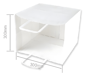 Paper Bag Angle Flat Paper Handle Pasting Inline With Handle Making Machine