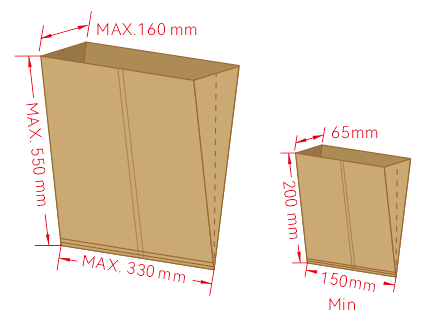 Máquina de bolsas de papel con fondo en V a prueba de fugas (alimentación continua)