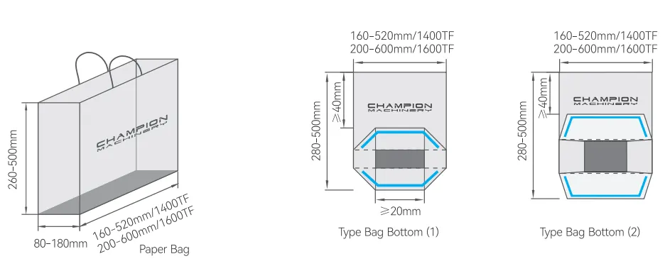 Double Sheets Pasting  Paper Bag Machine Production Line (Group A + B)