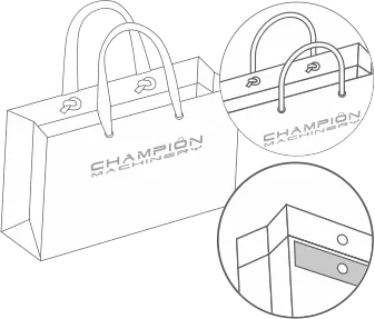 Bolsa de papel sin arrugas