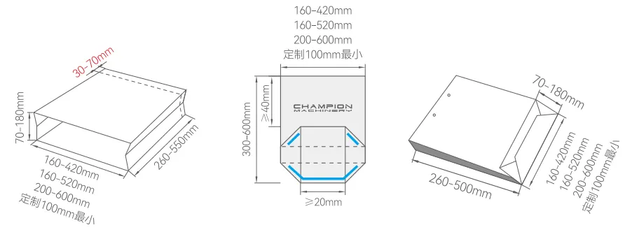 Paper Bag Bottom Folding + Gluing Machine