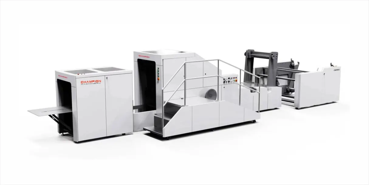 Square Bottom Roll-fed Paper Bag Machine (Without Handle) 