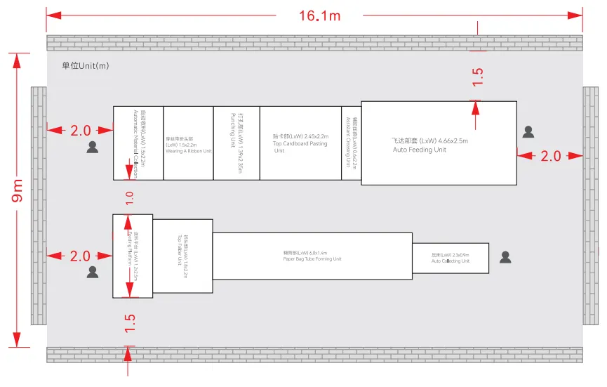 Sheet Paper Pasting With 4pcs Top Cards + Ribbon Insert In