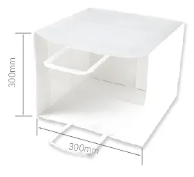 Paper Bag Angle Flat Paper Handle Pasting Inline With Handle Making Machine