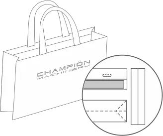 Bolsa de papel con cinta Knot