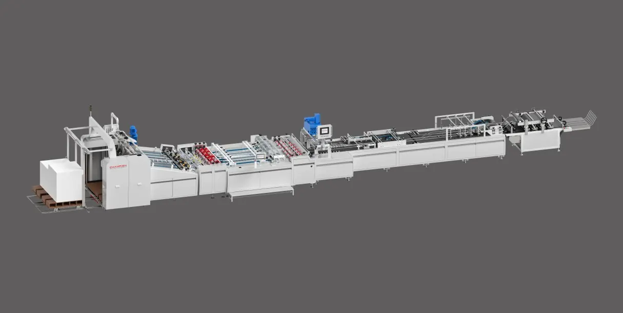 Automatic Paper Bag Double Sheets Pasting With Tube Forming Machine