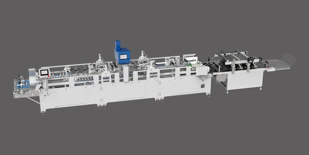 Paper Bag Bottom Gluing Machine Big Gusset & Bag Bottom