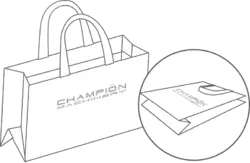 M Bottom Paper Bag With Cotton Rope