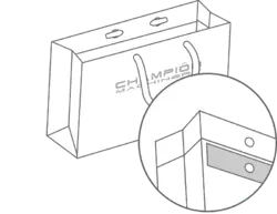 Paper Bag With Rope Insert