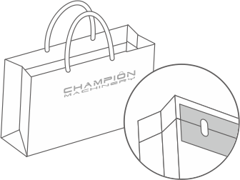 Paper Bag With Rope Insert