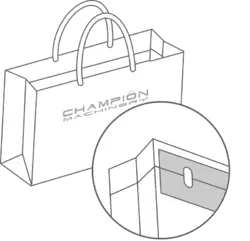 Paper Bag With Cotton Rope Inside