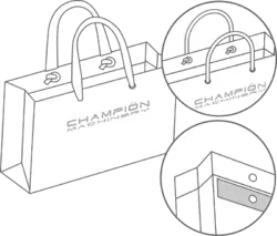 Paper Bag With Ribbon Knot