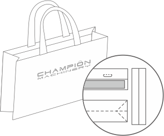 Paper Bag With Ribbon Knot