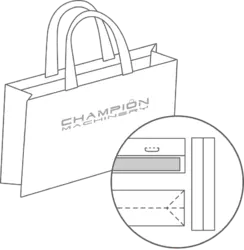 Non-creasing Line Paper Bag