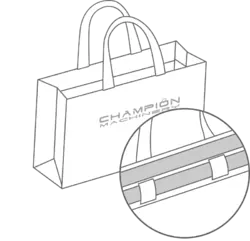 Paper Bag With Ribbon