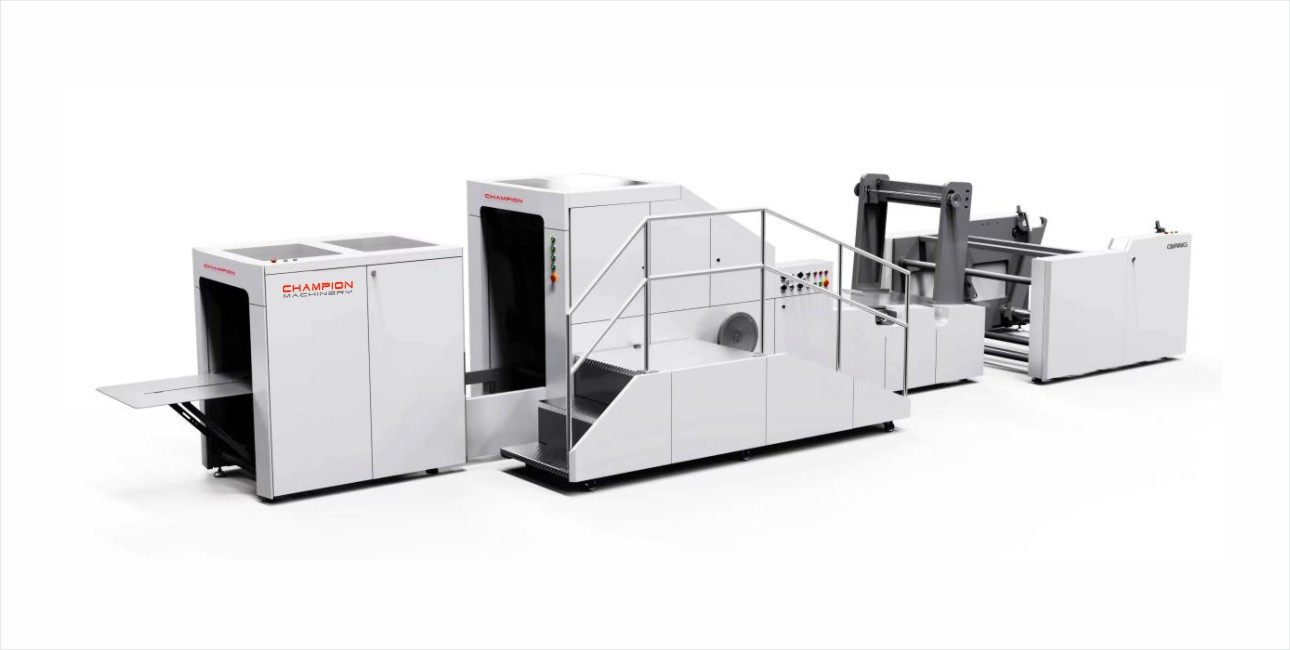 Square Bottom Roll-fed Paper Bag Machine (Without Handle) 