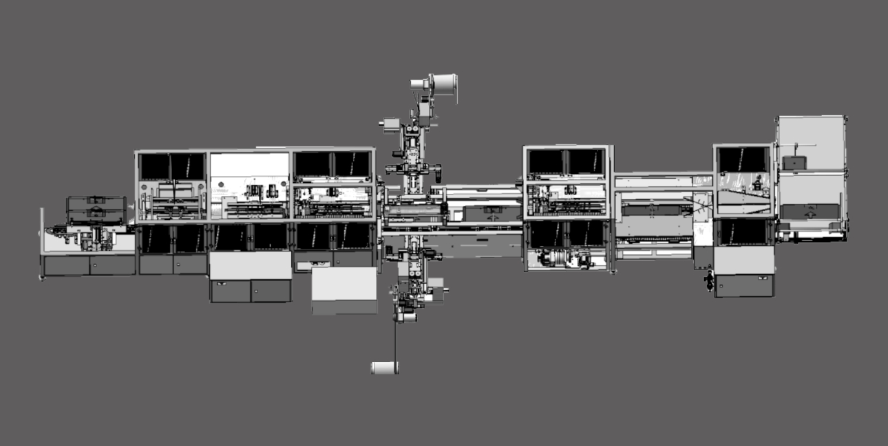 Paper Bag Ribbon With Glue Pasted