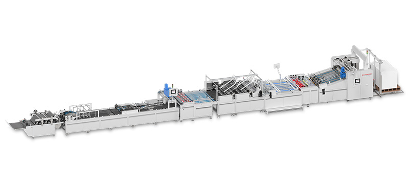 Fully Automatic Double Sheets Luxury Paper Bag Production Line