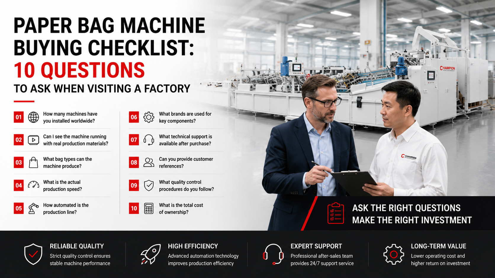 Ultimate Paper Bag Machine Buying Checklist: 10 Questions to Ask When Visiting a Factory