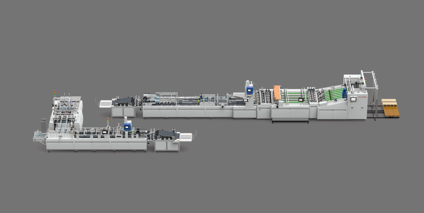 Double Sheets Pasting  Paper Bag Machine Production Line (Group A + B)