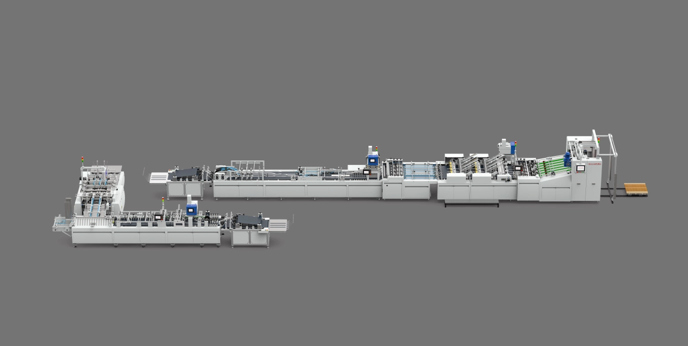 Automatic Sheet-Fed Paper Bag Tube Forming Machine  Production Line (Group A + B)