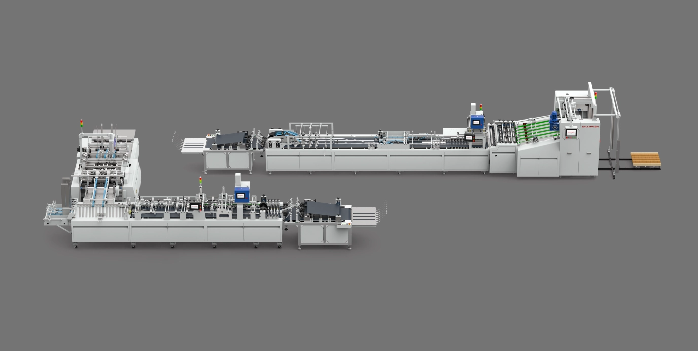 Automatic Sheet-Fed Paper Bag Tube Forming Machine  Production Line (Group A + B)