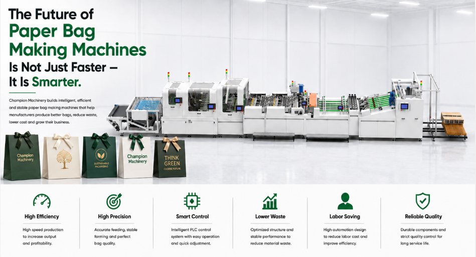 The Future of Máquina para bolsas de papels Is Not Just Faster — It Is Smarter